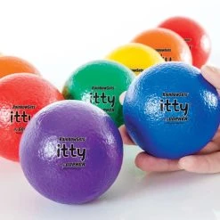 Rainbow Itty Coated-Foam Balls -goher sport shop G71649 IttyCoveredFoamBall 01 1