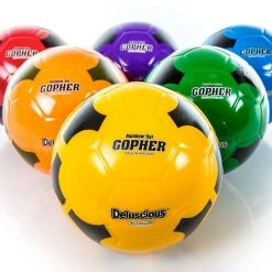 Rainbow Deluscious Coated-Foam Balls -goher sport shop G 71563 DelusciousSoccer 1