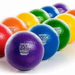 Rainbow Itty Coated-Foam Balls -goher sport shop G 71651 ittlyLow3