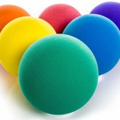 Rainbow Low-Bounce Uncoated-Foam Balls -goher sport shop G 71680 foam 1