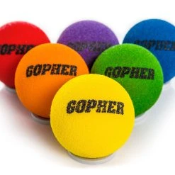 Rainbow Premium High-Bounce Uncoated-Foam Balls -goher sport shop G 72024 highBounceFoam