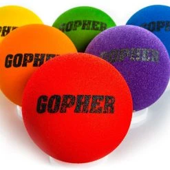 Rainbow Premium High-Bounce Uncoated-Foam Balls -goher sport shop G 72026 highBounceFoam
