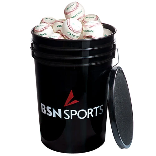 BSN SPORTS Bucket W/3 Dz 79P Baseballs 3 BSN SPORTS Bucket W/3 Dz 79P Baseballs