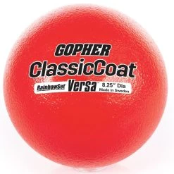 Rainbow ClassicCoat Versa Coated-Foam Balls -goher sport shop g 41225 multicolor 8.25in coated foam playball playground balls clean