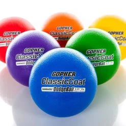 Rainbow ClassicCoat Coated-Foam Dodgeballs 19 Rainbow ClassicCoat Coated-Foam Dodgeballs -goher sport shop g 41550 rainbowcoated foamdodgeball 8 25 002
