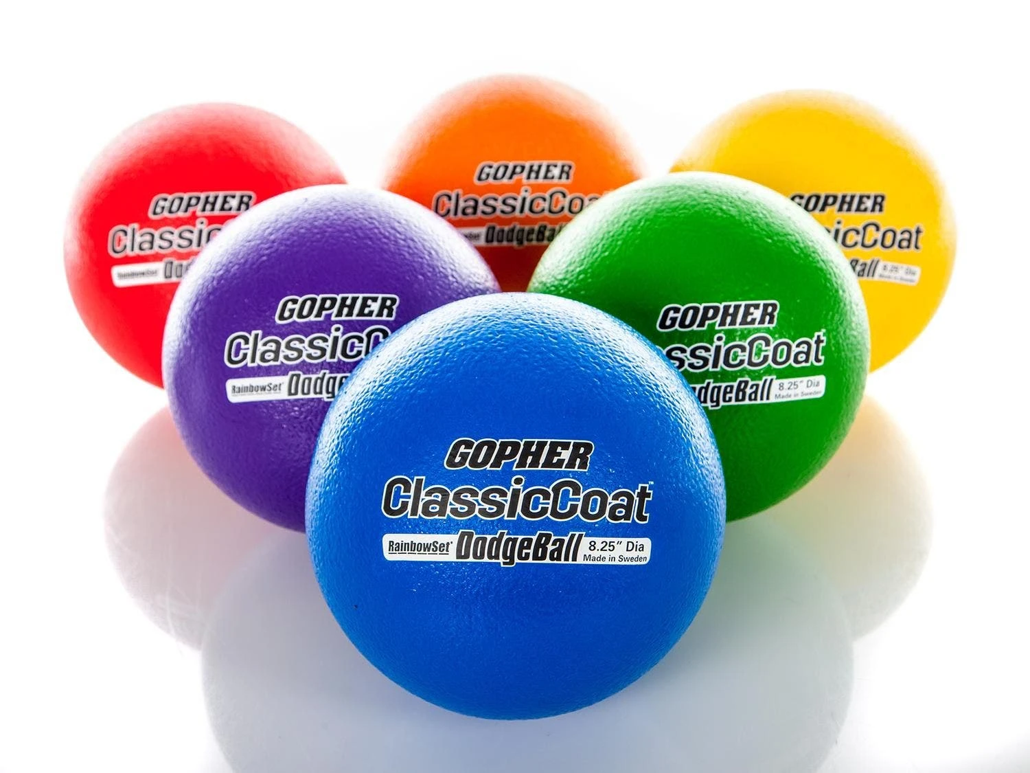 Rainbow ClassicCoat Coated-Foam Dodgeballs 7 Rainbow ClassicCoat Coated-Foam Dodgeballs - Image 5