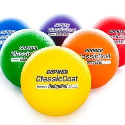 Rainbow ClassicCoat Coated-Foam Dodgeballs 24 Rainbow ClassicCoat Coated-Foam Dodgeballs -goher sport shop g 41590 rainbowcoated foamdodgeball 6 3 003 1 1