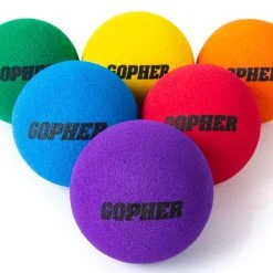 Rainbow Low-Bounce/High-Density Uncoated-Foam Balls