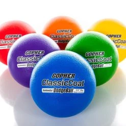 Rainbow ClassicCoat Coated-Foam Dodgeballs 22 Rainbow ClassicCoat Coated-Foam Dodgeballs -goher sport shop g 71510 rainbowcoated foamdodgeball 8 25 002 2 2
