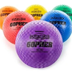 Rainbow DuraBall Playground Balls 12 Rainbow DuraBall Playground Balls -goher sport shop g 72058 duraball playground ball set 1