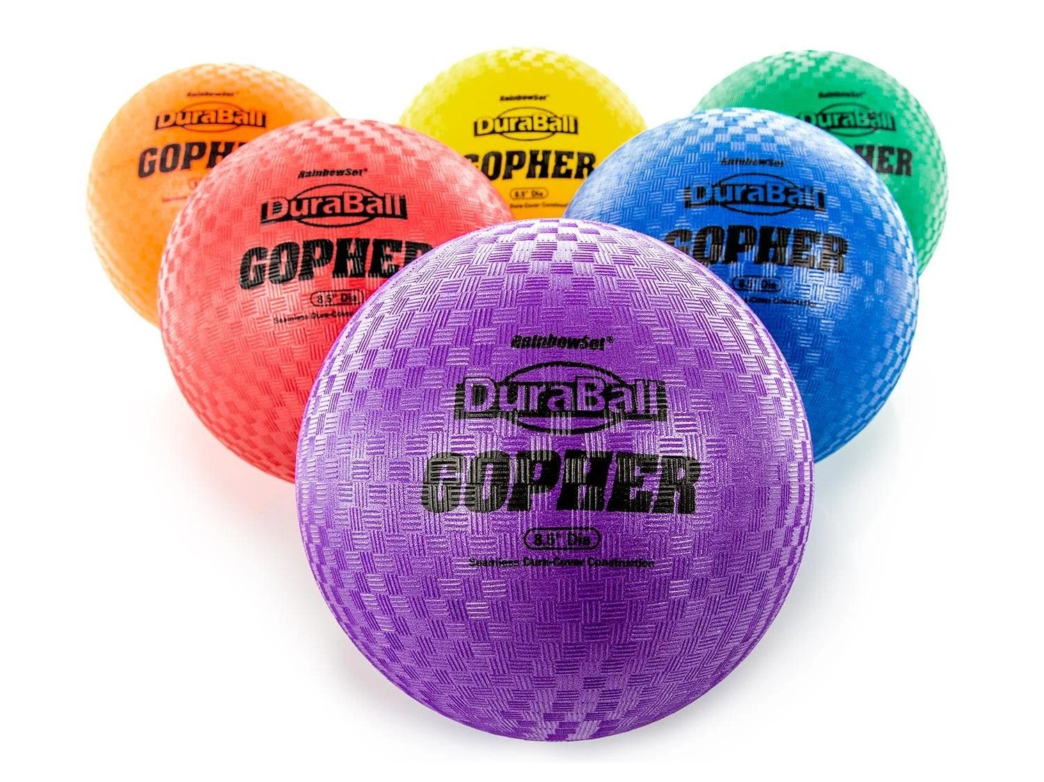Rainbow DuraBall Playground Balls 4 Rainbow DuraBall Playground Balls - Image 2