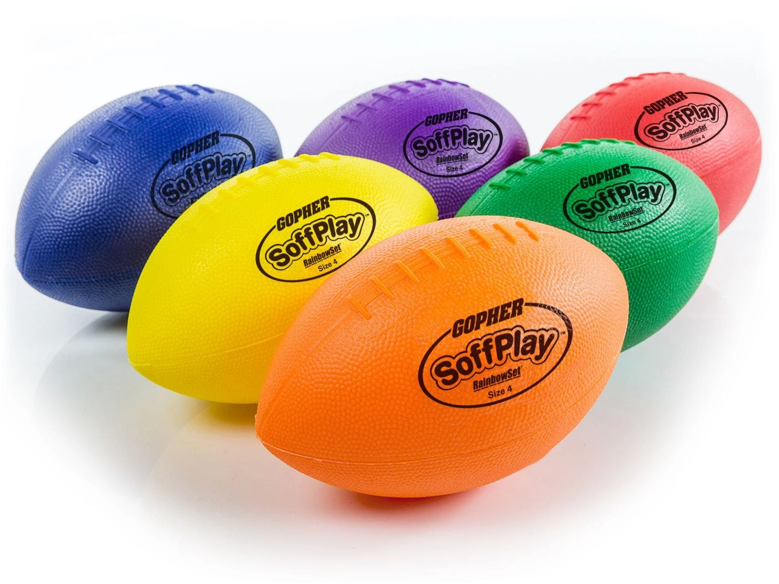 Rainbow SoffPlay Sport Ball Balls 4 Rainbow SoffPlay Sport Ball Balls - Image 2