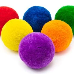 Rainbow Super-Density Fleece Balls