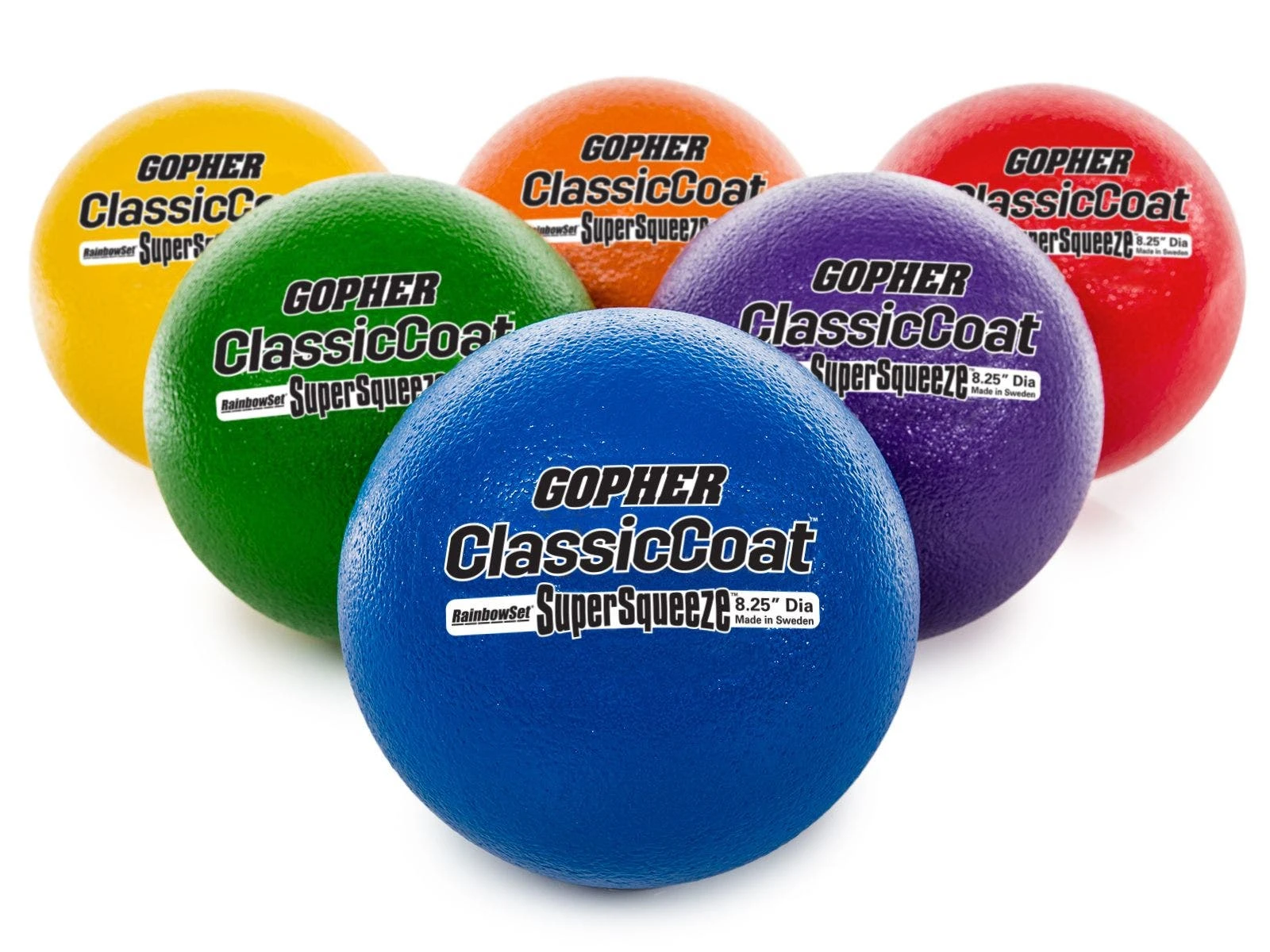 Rainbow ClassicCoat SuperSqueeze Coated-Foam Balls 7 Rainbow ClassicCoat SuperSqueeze Coated-Foam Balls - Image 5