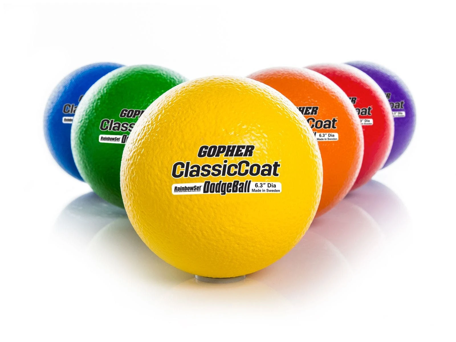 Rainbow ClassicCoat Coated-Foam Dodgeballs 8 Rainbow ClassicCoat Coated-Foam Dodgeballs - Image 6