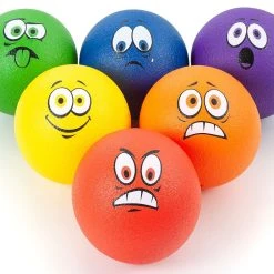 Rainbow PEmoji Coated-Foam Balls