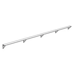 Player Bench - Wall-Mounted - 27'